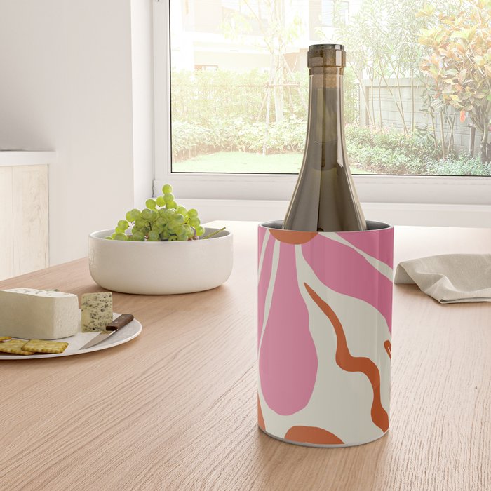 Pink daisy  Wine Chiller Gallery Image 4