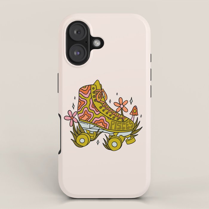 Pisces Roller Skate iPhone Case Gallery Image 1