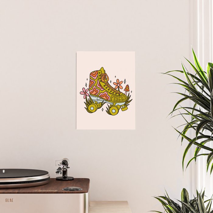 Pisces Roller Skate Poster Gallery Image 2