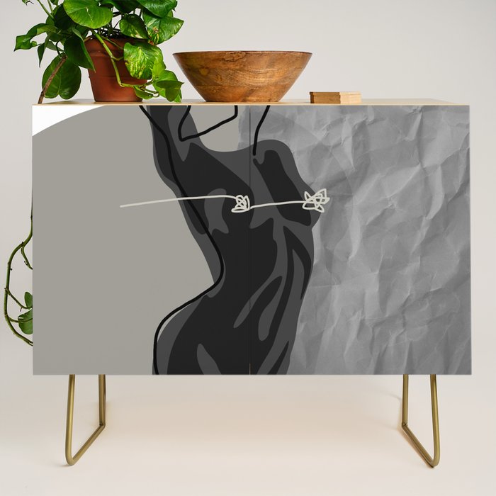 Nude In Shadow Credenza Gallery Image 1