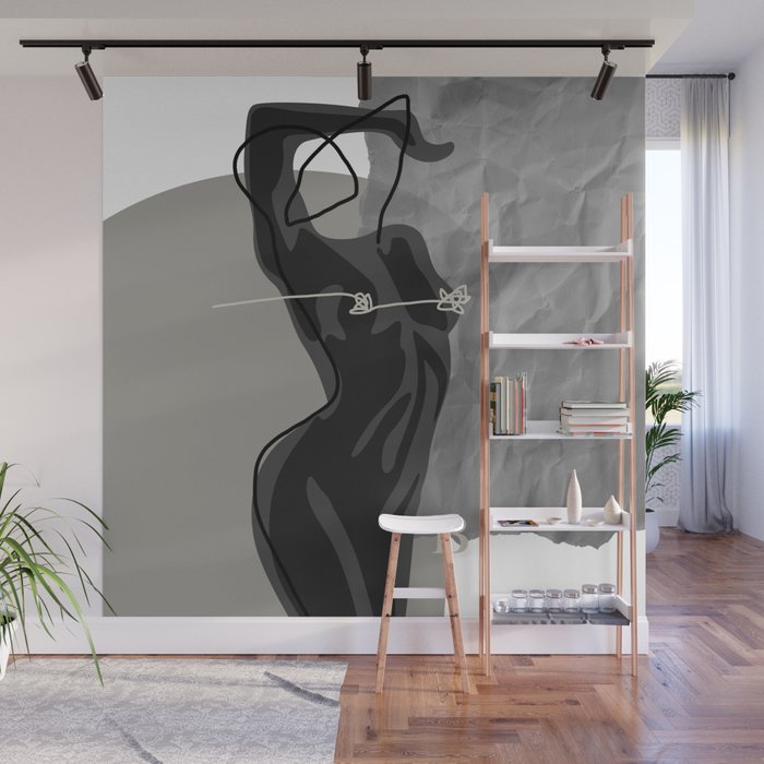 Nude In Shadow Wall Mural Gallery Image 1