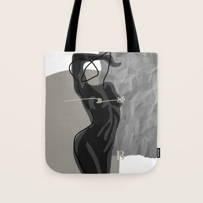 Nude In Shadow Tote Bag Gallery Image 1