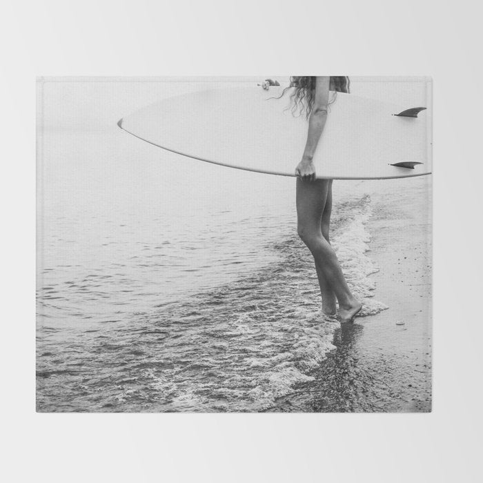 Surfboard Throw Blanket Gallery Image 2