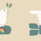 Peace dove and rainbow bomb Coffee Mug Gallery Image 2