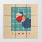 BALLS - Beach Ball - Summer Wood Wall Art Gallery Image 1