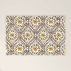 Golden Daisy Swirl Welcome Mat Gallery Image 1