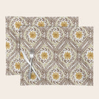 Golden Daisy Swirl Placemat Gallery Image 1