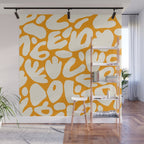 Abstract organic nature shape art pattern Wall Mural Gallery Image 1