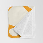 Abstract organic nature shape art pattern Throw Blanket Gallery Image 3