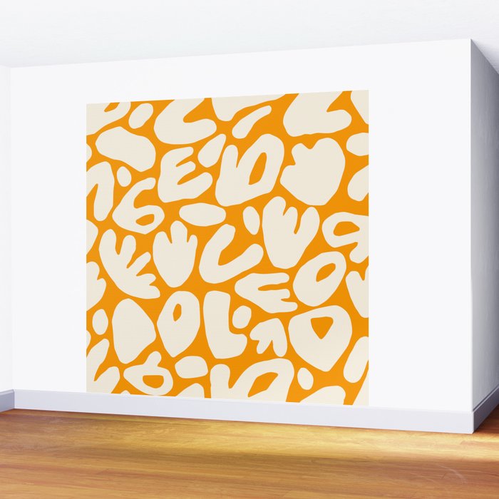 Abstract organic nature shape art pattern Wall Mural Gallery Image 2