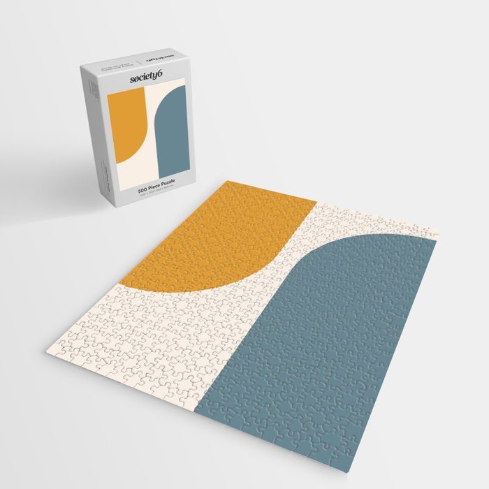 Modern Minimal Arch Abstract LXVIII Jigsaw Puzzle Gallery Image 2