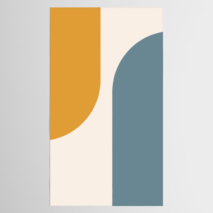 Modern Minimal Arch Abstract LXVIII Tablecloth Gallery Image 2