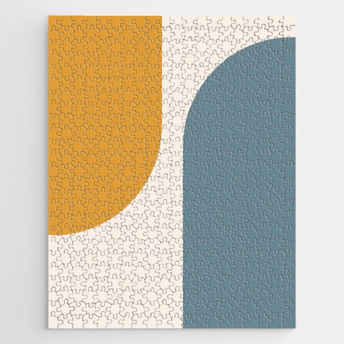 Modern Minimal Arch Abstract LXVIII Jigsaw Puzzle Gallery Image 1