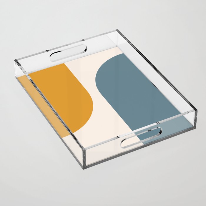 Modern Minimal Arch Abstract LXVIII Acrylic Tray Gallery Image 1