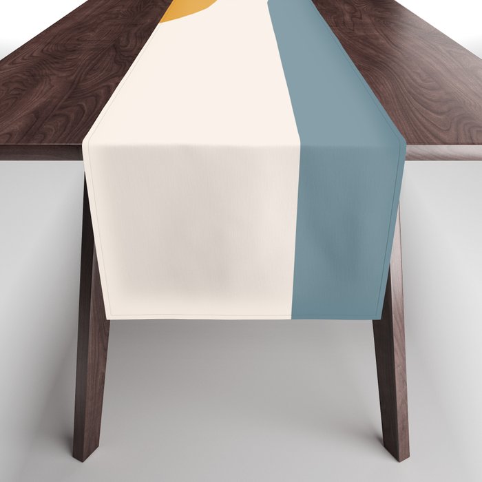 Modern Minimal Arch Abstract LXVIII Table Runner Gallery Image 1