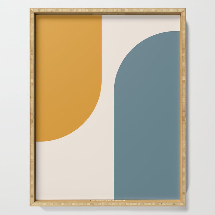 Modern Minimal Arch Abstract LXVIII Serving Tray Gallery Image 1