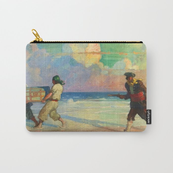 âAbsconding With The Treasureâ by NC Wyeth Carry All Pouch Gallery Image 1