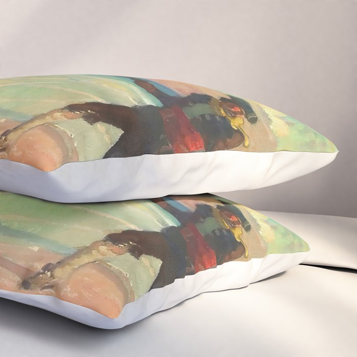 âAbsconding With The Treasureâ by NC Wyeth Pillow Sham Gallery Image 3