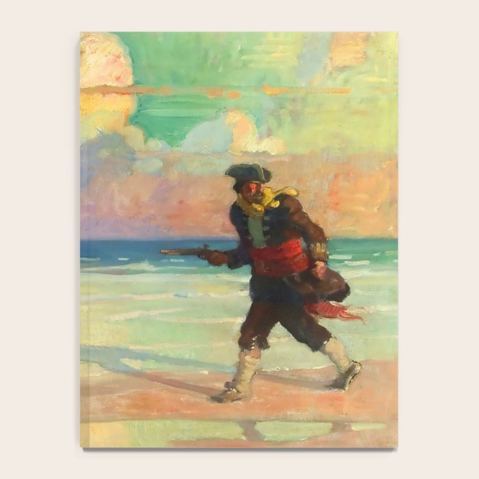 âAbsconding With The Treasureâ by NC Wyeth Notebook Gallery Image 4