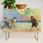 âAbsconding With The Treasureâ by NC Wyeth Credenza Gallery Image 1