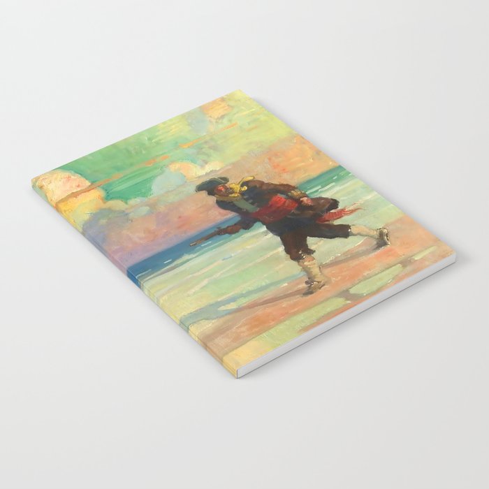 âAbsconding With The Treasureâ by NC Wyeth Notebook Gallery Image 1