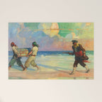 âAbsconding With The Treasureâ by NC Wyeth Welcome Mat Gallery Image 1