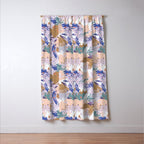 Abstract brush stroke madness Window Curtain Gallery Image 3
