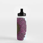 Pink Flower Drawing/ Illustration Water Bottle Gallery Image 2