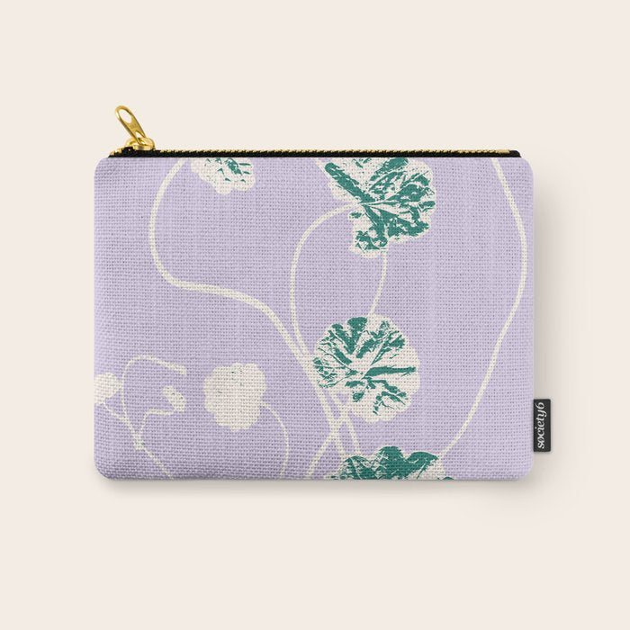 Plant based happyness Ajuga still life Carry All Pouch Gallery Image 1