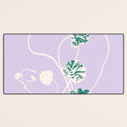 Plant based happyness Ajuga still life Desk Mat Gallery Image 3