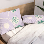 Plant based happyness Ajuga still life Pillow Sham Gallery Image 2