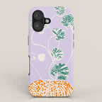 Plant based happyness Ajuga still life iPhone Case Gallery Image 1