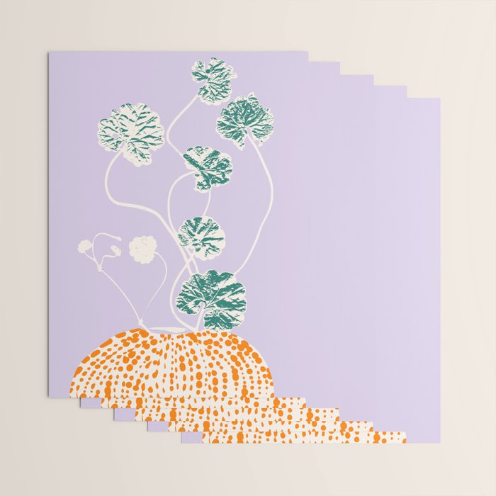 Plant based happyness Ajuga still life Wrapping Paper Gallery Image 3