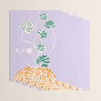 Plant based happyness Ajuga still life Wrapping Paper Gallery Image 3