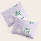 Plant based happyness Ajuga still life Pillow Sham Gallery Image 3