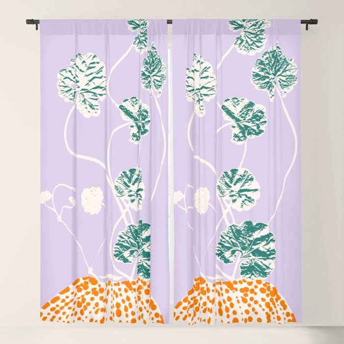 Plant based happyness Ajuga still life Window Curtain Gallery Image 5