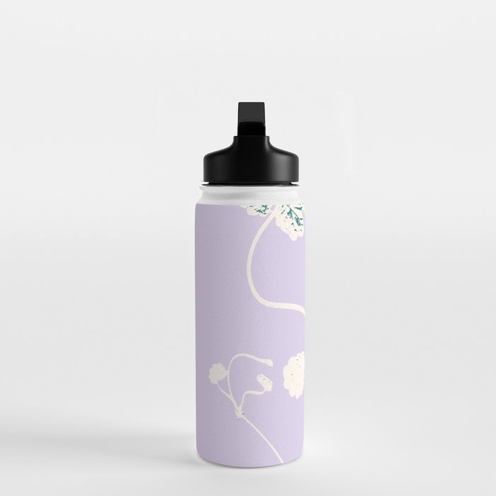 Plant based happyness Ajuga still life Water Bottle Gallery Image 3