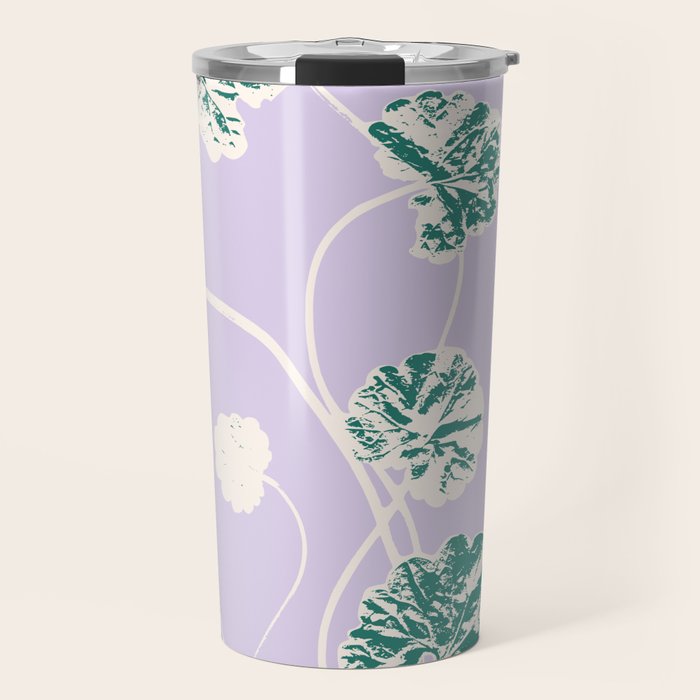 Plant based happyness Ajuga still life Travel Mug Gallery Image 1