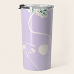 Plant based happyness Ajuga still life Travel Mug Gallery Image 3