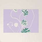 Plant based happyness Ajuga still life Welcome Mat Gallery Image 1
