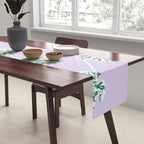 Plant based happyness Ajuga still life Table Runner Gallery Image 2