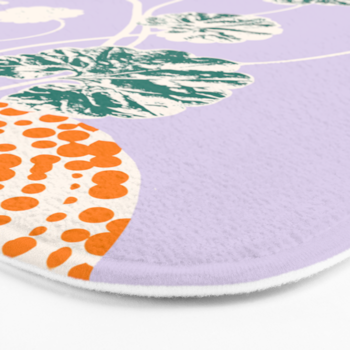 Plant based happyness Ajuga still life Bath Mat Gallery Image 3