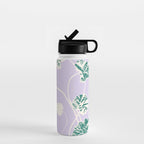 Plant based happyness Ajuga still life Water Bottle Gallery Image 1