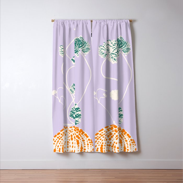 Plant based happyness Ajuga still life Window Curtain Gallery Image 3