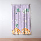 Plant based happyness Ajuga still life Window Curtain Gallery Image 3