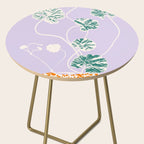 Plant based happyness Ajuga still life Side Table Gallery Image 2