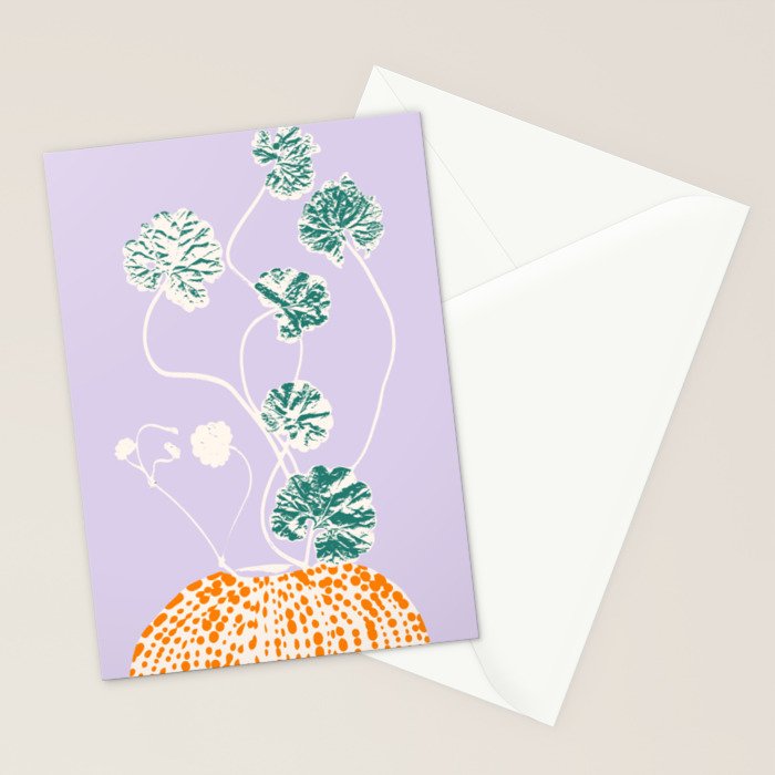 Plant based happyness Ajuga still life Stationery Card Gallery Image 2