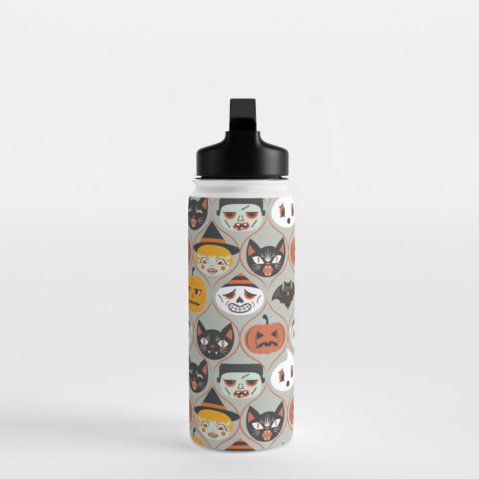 Spooky Sweet Faces Water Bottle Gallery Image 3