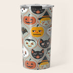 Spooky Sweet Faces Travel Mug Gallery Image 1
