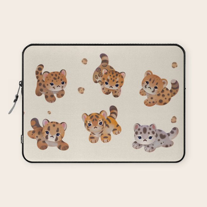The year of big cat cubs Laptop Sleeve Gallery Image 1